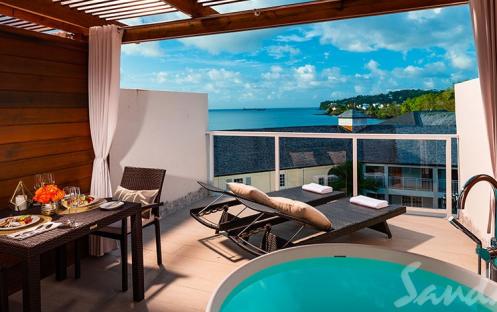 Oceanview Club Level Terrace Junior Suite with Outdoor Tranquility Soaking Tub - OJS (1)